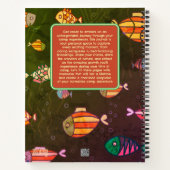 Kid's Camp Fish Journal farbenfroh Custom Fun Notizblock (Rückseite)