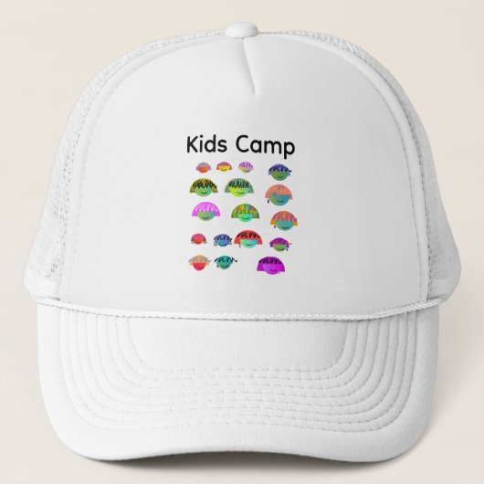 Kids Camp Logo Truckerkappe (Vorderseite)