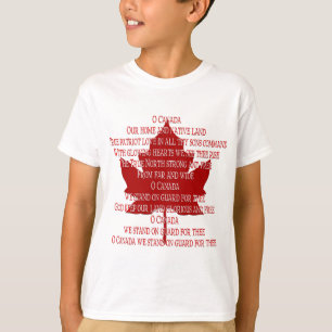 Kid's Canada Anthem Sweatshirt Kid's Canada Shirt