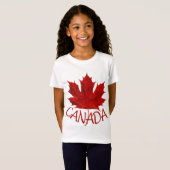 Kid's Canada Flag Baseball Jersey Souvenir Shirt (Vorne ganz)