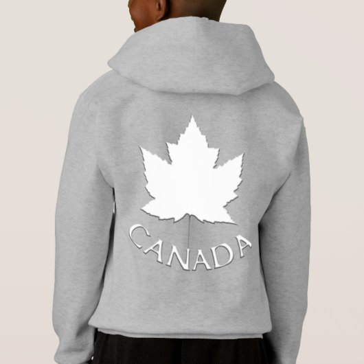 Kid's Canada Flag Hoodie Maple Leaf Kid's Hoodie (Rückseite)