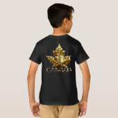 Kid's Canada Shirt Custom Team Canada Kid Jersey (Schwarz voll)