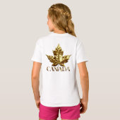 Kid's Canada Sweatshirt Gold Medal Canada Shirt (Schwarz voll)