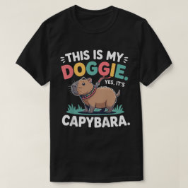 Kids Capybara Is A Doggie Funny Kids T-Shirt
