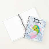 Kids Cartoon Fish Sketch Notizblock (Innenseite)