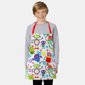 Kids Cartoon Robot Schürze (Getragen)