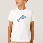 Kids Cartoon Shark T-Shirt (Vorderseite)
