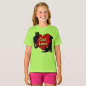 Kid's Cat Lover Shirt Cat Lover Kid's Shirts (Vorne ganz)