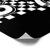 Kids Checkered I Was 6 Now Im 7 Birthday Seven Yea Poster (Ecke)