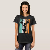 Kids Cheerleading Cheerleader Believe Silhouette C T-Shirt (Vorne ganz)