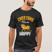 Kids  Cheetahs Force Me Happy Cheetah T-Shirt (Vorderseite)