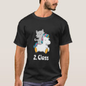 Kids Children's Student First Day of School 2 Clas T-Shirt (Vorderseite)