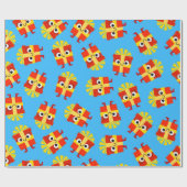 Kids Christmas Cute Cartoon Gifts Geschenkpapier (Flach)