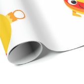 Kids Christmas Cute Cartoon Tree Ornaments Geschenkpapier (Rolleneckpunkt)