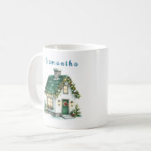 Kids Christmas Mug - Personalized Holiday Home Kaffeetasse (Vorderseite Links)
