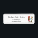 Kids Christmas Return Address Label<br><div class="desc">Winteradressen-Labels mit ein paar Kindern,  die im Schnee singen. Personalisieren Sie den Text mit Ihren eigenen Informationen und klicken Sie auf weitere Anpassung,  wenn Sie gewollt,  um den Schriftart,  seine Farbe oder Größe zu ändern. Illustriert und entworfen von Patricia Alvarez.</div>