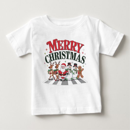 Kids Christmas T-Shirt Cute Holiday Gift Trending (Vorderseite)
