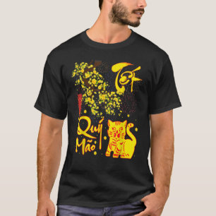 Kids Chuc Mung Nam Moi Tet Quy Mao 2023 Lucky Cut T-Shirt