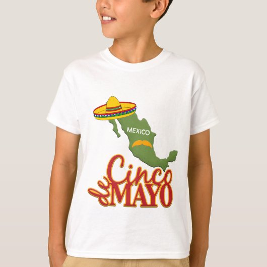 Kids Cinco de Mayo T - Shirt (Vorderseite)