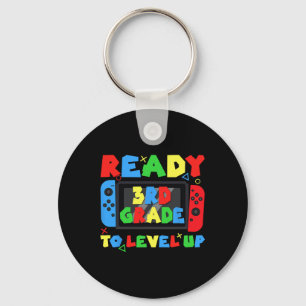 Kids Ck To School 3. Klasse Bereit Zum Level Up Sp Schlüsselanhänger