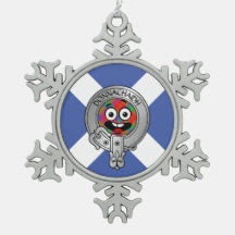 Kids Clan Donnachaidh Wappen & Tartan on Salreifen
