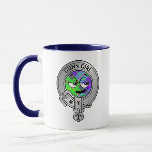 Kids Clan Gunn Wappen & Tartan Tasse