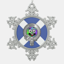 Kids Clan Gunn Wappen & Tartan über Salreifen Schn