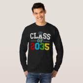 Kids Class Of 2035 First Day Of Back To School Gra T-Shirt (Vorne ganz)
