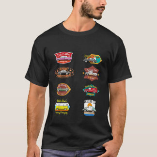 Kids Classic Cars Abzeichen Jungs T-Shirt