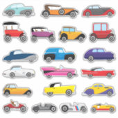 Kids Classic Cars Aufkleber (Vorderseite)
