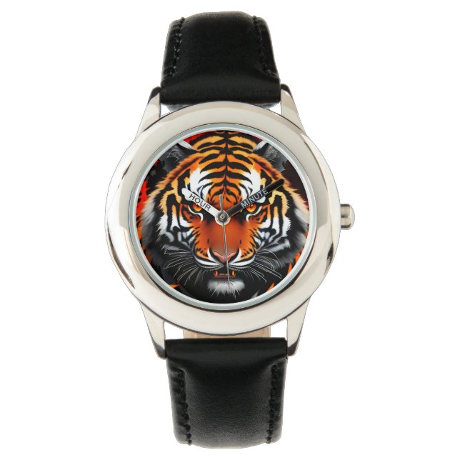 Kids Classic Tiger Armbanduhr (Vorderseite)