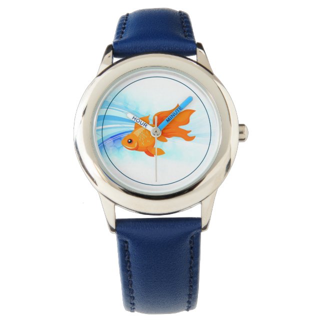 Kids Classic Watch-Goldfish Armbanduhr (Vorderseite)