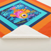 Kids Colorful Fish Sherpadecke (3/4)