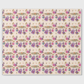 Kids Colorful Halloween Costume Party Geschenkpapier (Flach)