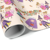 Kids Colorful Halloween Costume Party Geschenkpapier (Rolleneckpunkt)