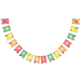 Kids Colorful Halloween Costume Party Wimpelkette