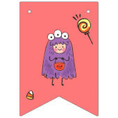 Kids Colorful Halloween Costume Party Wimpelkette (Erste Fahne)