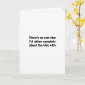 Kids Complaint Partner Funny Card Karte (Gelbe Blume)