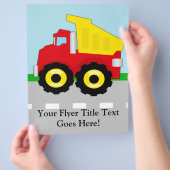 Kids Construction Dumptruck Flyer (Hand)