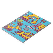 Kids Construction Themed Spiral Foto Notebook Notizblock (Linke Seite)