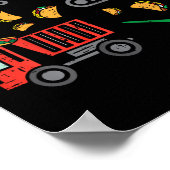 Kids Construction Truck Bulldozer Cinco De Mayo Ki Poster (Ecke)