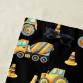 Kids' Construction Truck – Fun & Customizable Strandtuch (Beispiel)
