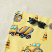 Kids' Construction Truck – Fun & Customizable Strandtuch (Beispiel)