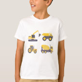Kids Construction Truck Shirt (Vorderseite)