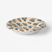 Kids Construction Vehicle Paper Bowls Cute Trucks  Pappteller (Gewinkelt)