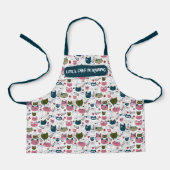 Kids Cooking Apron Funny Little Chef Apron Baking Schürze (Vorderseite)