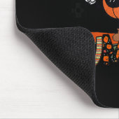 Kids Cooler Kürbis in der Patchhalbling, Jungs G Mousepad (Ecke)