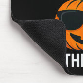 Kids Cooler Kürbis in der Patchhalbling, Jungs G Mousepad (Ecke)