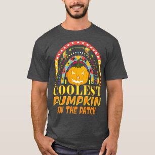 Kids Cooler Kürbis in der Patchhalbling, Jungs G T-Shirt