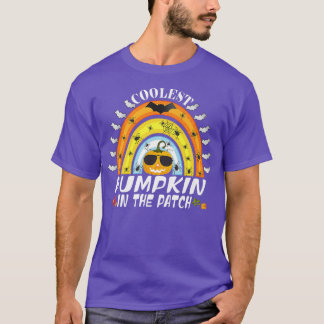 Kids Cooler Kürbis in der Patchhalbling, Jungs G T-Shirt